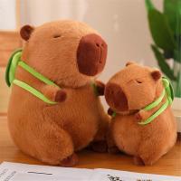 Peluche de capibara, juguete de peluche de capibara, lindo muñeco de peluche de capibara, regalo y decoración del hogar, 23 cm - details 1