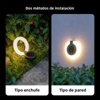 1/4PCS Luces Solares Impermeables Para Exterior Iluminación Atmosférica Luz De Pared Lámpara De Jardín Para Decoración De Balcones Y Jardines - details 3