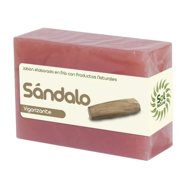 Jabón de Sándalo Natural Solnatural 100g - 1