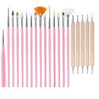 Juego De 20 Pinceles Para Manicura Profesional JEARLYU Herramientas De Arte De Uñas Para Gel Y Acrílico Accesorios Para Líquidos Y Polvo - details 2