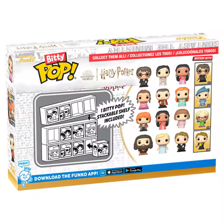 Blister 4 figuras Bitty POP Harry Potter RonFigura  Coleccionable - Idea de Regalo- Mercancia Oficial - Juguetes para Niños y Adultos - Movies Fans - Muñeco para Coleccionistas y Exposición - 1