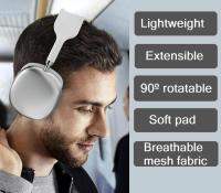 Auriculares inalámbricos Bluetooth 5.3 de alta calidad y conexión estable, Cascos Supraaurales de Diadema Over Ear Giratorio y Extensible Audífono Wireless Headphones Headset con Cancelación de Ruido - details 2