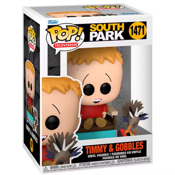 Figura Pop South Park Timmy & Gobbles-Figura de Vinilo Coleccionable - Idea de Regalo- Mercancia Oficial - Juguetes para Niños y Adultos - Movies Fans - Muñeco para Coleccionistas y Exposición - 1