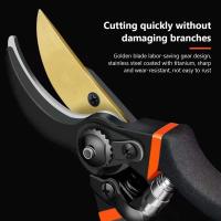Tijeras De Jardín Profesionales SK-5 Acero Inoxidable 10" (25cm) Para Árboles Arbustos Y Enredaderas Capa Antirrota Y Mango Ergonómico - details 1