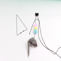 Juguete Interactivo Para Gatos Retráctil Con Pluma Juguetes De Enseñanza Para Gatos Domésticos Juguetes De Persecución Para Gatos Juguetes Telescopio Para Gatos Con Aroma De Catnip - details 8