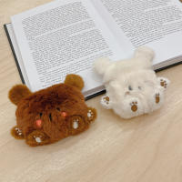 Funda De Silicona Suave Para AirPods 1 2 3 pro 2 Cubierta De Oído De Oso Suave Y Peludo Compatible Con Auriculares Apple - details 0