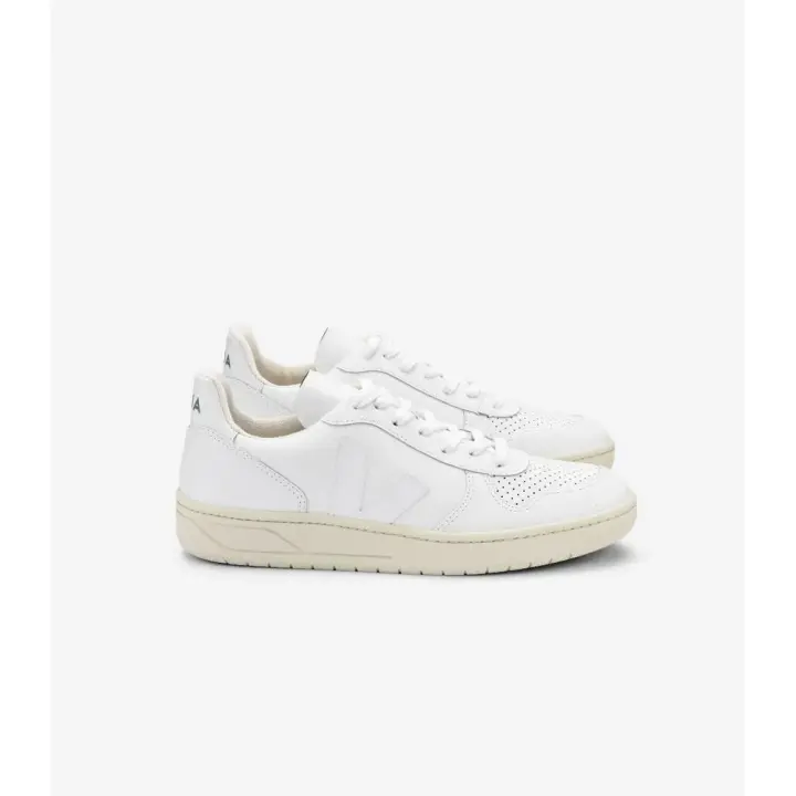 Calzado hombre Zapatillas Veja Zapatillas V-10 Blanco - 1