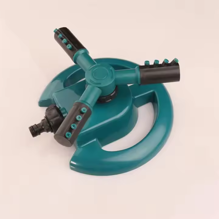 ROSA ETERNA Juego de 4 aspersores automáticos verdes rotación 360 grados riego de jardín de verduras aspersor de agua para riego - 1