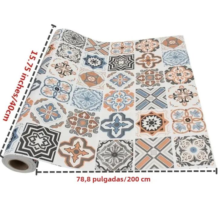 Pegatinas De Pared Para Cocina Y Baño 40cm Autoadhesivas Vinilo Impermeable Para Muebles Y Paredes Estilo 3D Papel Tapiz De Gabinete