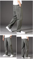 Pantalones Casuales Para Hombre Con Bolsillos Y Cierre De Cremallera Algodón De Alta Calidad Verano Otoño Ajustables Deporte Trabajo Utilidad - details 2