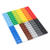 20pcs Moc Tiles Plate 2x8 3034 Bloques De Construcción Creativos DIY Básicos Compatible Con Juguetes De Montaje Partes De Bloques - details 3