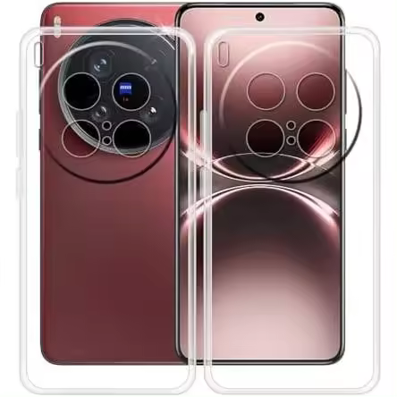 Funda para Vivo X200 Ultra (6.82"), paquete de 2, carcasa de silicona ultrafina, [antiamarilleo], carcasa de TPU suave transparente y a prueba de golpes para Vivo X200 Ultra - Transparente - 1