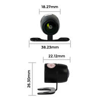 Cámara De Visión Trasera Para Coche Universal 1920x1080P Noción Monitor De Estacionamiento AHD Impermeable Con Lente Fisheye De 170° Accesorios De Coche - details 21