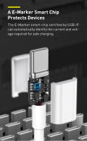 Cable Tipo C a C 60W Cargador Rápido USB PD Para Macbook iPad Samsung Xiaomi Huawei Honor Cable De Carga Tipo C Con Alta Corriente 3A - details 7