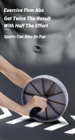 Rueda De Abdominales Fuerte Soporte De Carga Antideslizante Equipo De Ejercicio Muscular Fitness Entrenamiento En Casa Silencioso - details 3
