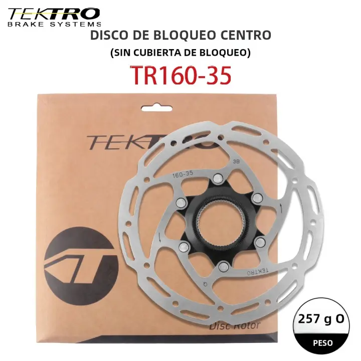 Rueda De Freno De Disco Hydraulico Tektro MTB Para Bicicleta De Montaña Y Carretera Tamaño 140/160/180/203mm Compatible Con Shimano Record - 1