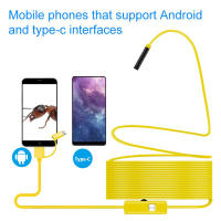 Cámara De Endoscopio Android Con 6 LED Ajustables IP67 Impermeable 1m 2m 5m Micro Cámara De Inspección Video Tubo Serpiente Borescope - details 16