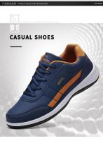 Zapatos De Caminar Para Hombre Tenis Casuales Microfibra Antideslizante Suela De Goma Respirables Resistentes Al Desgaste Para Primavera/Otoño - details 2