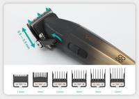 Cortadora De Pelo Profesional VGR V-003 Con Pantalla Digital 9000 RPM Máquina De Corte Para Barberos Trimmer Para Hombres Recargable Universal 160 Minutos De Uso - details 2
