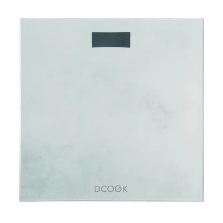 Dcook DCOOK GALLERY Báscula de Baño Vidrio Templado 180kg Indicador Batería Baja - 1