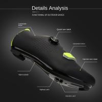 Zapatos De Ciclismo Profesionales Para Hombres MTB Con Cierre Self-Locking Zapatillas De Bicicleta Al Aire Libre Ultraligeros Para Carreras En Carretera Con Placa SPD - details 4