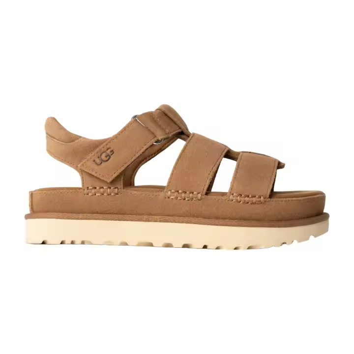 Sandalias Marrones UGG Goldenstar Strap Chestnut con Plantilla Acolchada - 1