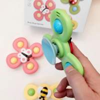 3-Pack - Fidget Spinner with Suction Cup for Children - Spinning Toy multicolor - details 3