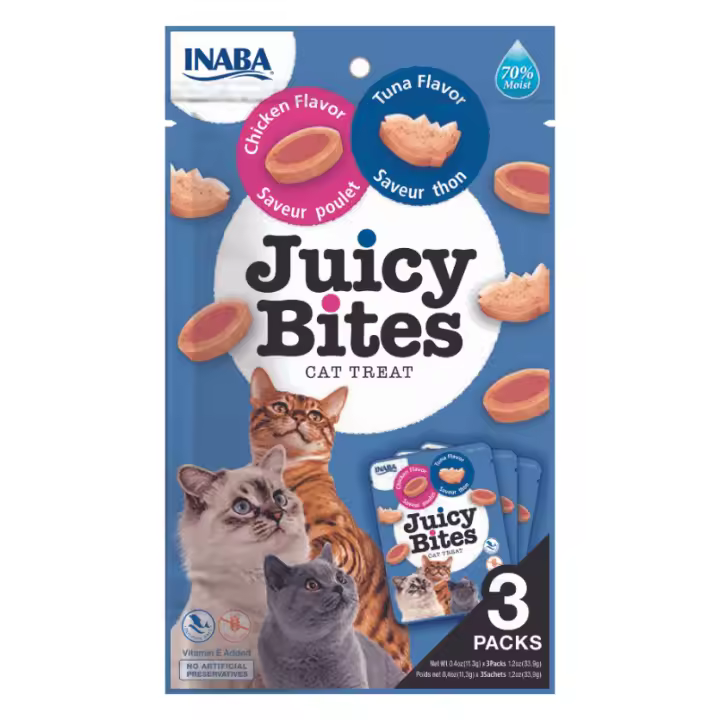 Juicy Bites Pollo y Atún (6x3x10gr) - 1