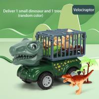 Camión De Dinosaurio Para Niños Juguete De Transporte De Dinosaurio Con Coches FrictionPowered Pull Back Playset Para Niños - details 4