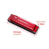 Harmonica Miwayer Profesional Con 10 Agujeros Instrumento Musical De Metal Para Bocina Para Principiantes - details 1