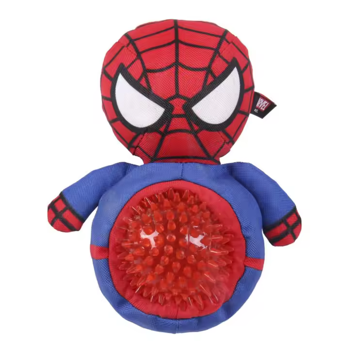 Peluche con mordedor para Perros diseño Spiderman - 1