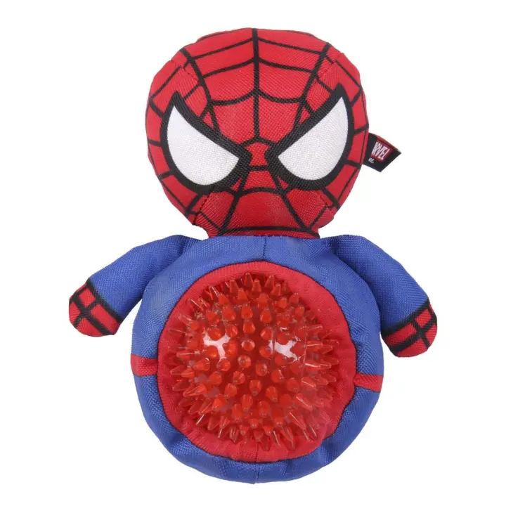 Peluche con mordedor para Perros diseño Spiderman - 1