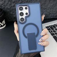 Funda De Teléfono Magnética De Lujo Mate Y Transparente Para Samsung Galaxy S24 S23 Ultra plus Compatible Con Magsafe Carga Inalámbrica Soporte Trasero Resistente a Arañazos Y Huellas Con Soporte Y Almohadilla Antideslizante - details 13