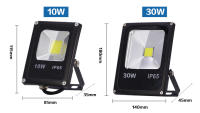 Lámpara De Inundación LED Con Sensor De Movimiento IP65 Impermeable 10W 30W 50W 220V Luz De Punto Exterior Al Aire Libre Reflector De Lámpara - details 6