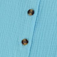 Vestido Elegante De Verano Para Mujer Con Cuello En V Y Mangas Cortas Botones Y Cuello Encogible Vestido De Oficina Para Dama Con Estilo Robe - details 21