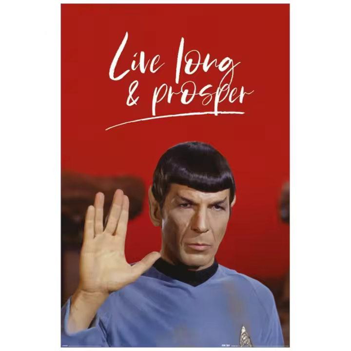 Poster Star Trek Live Love & Prosper, 91,5 x 61 cm, 170 g/m2 - 1