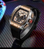 Reloj De Pulsera De Cuarzo Para Hombre LIGE Impermeable FOXBOX Marca Top Lujo Militar Deportivo Moda Cronógrafo Relogios Masculino Con Manos Luminosas Y Fase Lunar - details 11