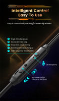Auriculares De Juego Con Micrófono Universal 90° Elbowed HiFi Bass Estéreo Metálicos Con Cable 3.5mm Tipo-C Intraauriculares Para Teléfono Y Computadora - details 9