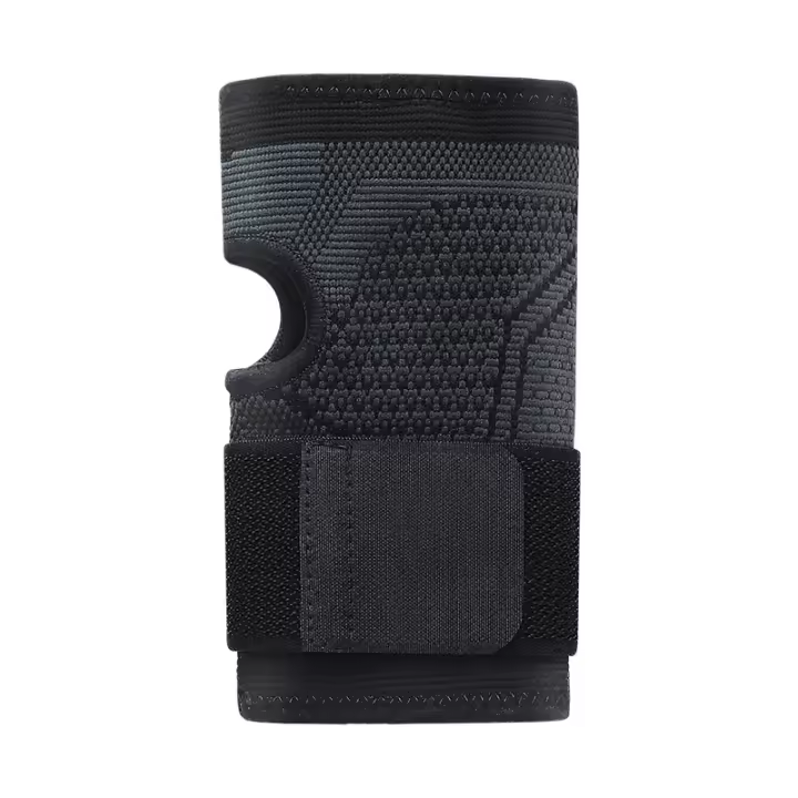 1PC Guantes De Palma Tejidos Para Levantamiento De Pesas Y Deportes Protección Respirables Con Fijación De Presión Accesorio Deportivo Universal De Nylon - 1