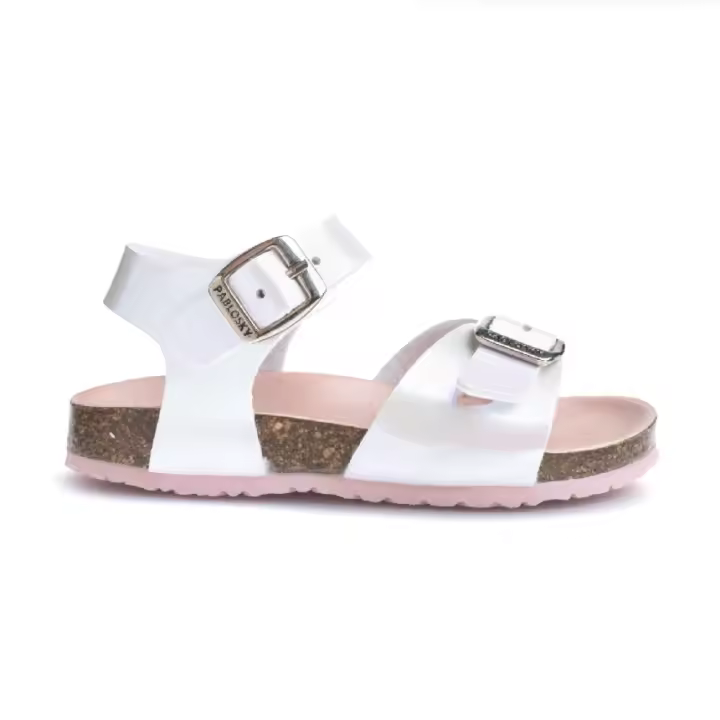 Shoes Sandalias marca Pablosky para niña en color plata - 1