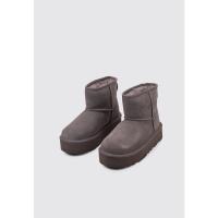 UGG CLASSIC MINI PLATFORM  Bota Plataforma Niña Gris - details 0