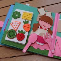 Libro Ocupado Montessori Para Niñas Juguetes De Actividades Diarias En Casa Libro De Historia Para Niños Con Autismo Libro Sensorial De Tela Regalo Para Niñas - details 6