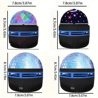Proyector De Luz Nocturna LED Con Patrón De Agua Y Estrellas Aurora Para Decoración De Habitaciones Lámpara De Noche Con Proyección De Luna Y Estrellas Mini Proyector De Estrellas Para Ambiente - details 9