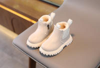 Botas De Invierno Para Niños Y Niñas Con Cierre De Cremallera Y Material Impermeable Acolchado Con Veludo Y Algodón Botines Cálidos Para Bebés Talla True Fit - details 7