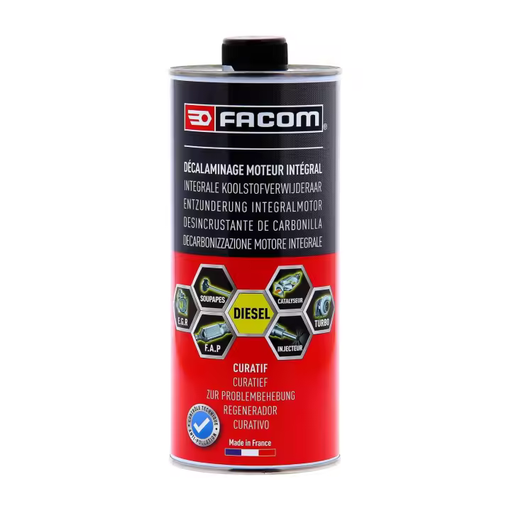 FACOM - Limpiador Completo para Motores Diésel - Descarbonizador/Desincrustante Integral Curativo 1L - 006025 - 1