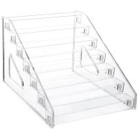 Exhibidor De Maquillaje Acrílico Transparente Multicapa 3/5/7 Estante De Almacenamiento Para Esmaltes De Uñas Y Joyas Organizador Simple Montaje Fácil - details 4