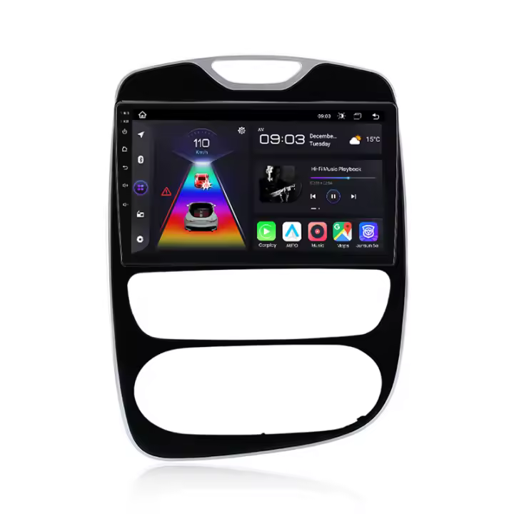 Junsun Radio Coche para Renault Clio 4 ZOE 2012 2013 2014 2015 2016 2017 2018 2019 Inalámbrico CarPlay Android Auto AI Voice 2 din Pantalla Coche Android Auto Multimedia Navegación GPS Auto radio - 1