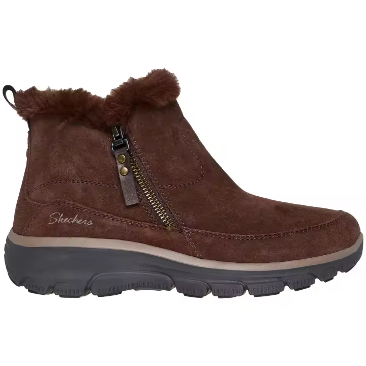 Botines Skechers Relaxed Fit: Easy Going - Cool Zip para mujer en color marron - 1