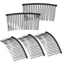 10pcs Base De Peine Metálico Para Adornos De Cabello Accesorios Chinos Para Diademas Y Joyería De Boda Decorativa Tamaños Variados - details 0