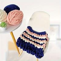Yarn De Chénille Multicolor Para Tejer Y Crochet 250g/Bola Hilo Grueso Suave Y Cálido Para Mantel Cojín Bufanda Unisex - details 3